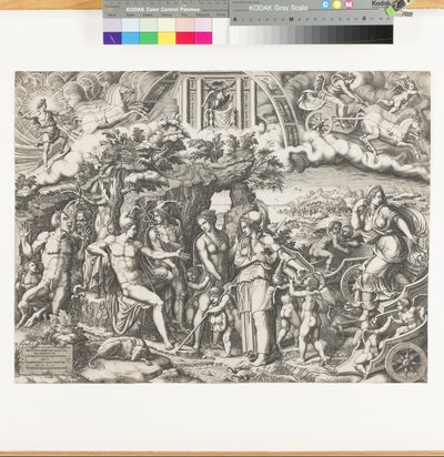 The Judgment of Paris, 1555 by Giorgio Ghisi